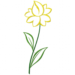 Flowers And Tree Embroidery Design 9 Flowers And Tree Embroidery Design 9